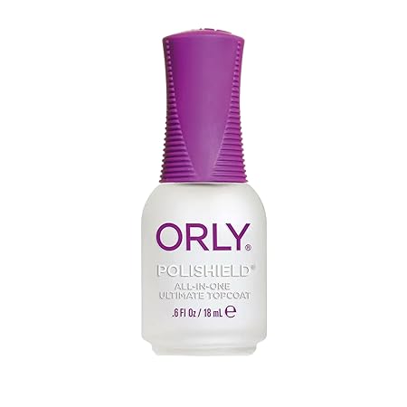 ORLY Polishield All-in-One Ultimate Top Coat by Orly for Women – 0.6 oz Top Coat